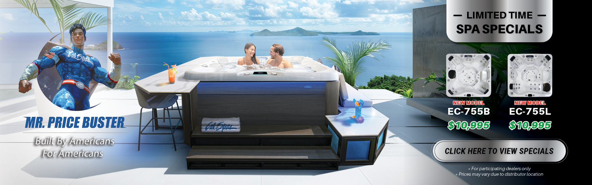 Calspas hot tub being used in a family setting - Terrehaute